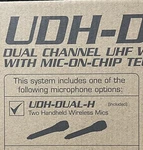Vocopro Udh-dual-h.dual Channel Uhf Wireless System Mic-on-chip Technolog.. Fixed Price $149.99.