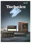 Technics - Brochure Catalog 1986 1987 Language: Espanol. Fixed Price $9.30.
