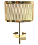 Mxl Mics Gold Metal Mesh Pop Filter Studio & Rehearsal Support. Fixed Price $79.99.