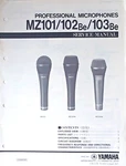Yamaha MZ101 MZ102BE MZ103BE Professional Microphones Original Service Manual. Fixed Price $24.99.