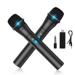 2 X Professional Vhf Wireless Microphone Handheld System Karaoke W/ Receiver. Fixed Price $18.98.