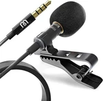 Professional Wired Lavalier Lapel Clip Microphone For Iphone Android. Fixed Price $9.99.