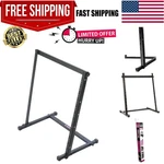 Professional 12-SPACE Rack Stand With Black Powder Coat Finish 75 Lbs Capacity. Fixed Price $87.02.