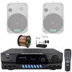 Pyle PT260A Digital Radio Home Receiver, 2X 6.5" 500W White Speakers, Mic System. Fixed Price $262.99.