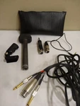 Audio Technica AT822 Stereo Condenser Microphone With Accessories. Fixed Price $190.00.