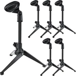 6 Pack Desktop Stand Desk, Microphone Tripod Portable Foldable. Fixed Price $74.99.