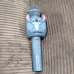 Disney Stitch Cordless Handheld Karaoke Microphone Led Sound Effects Blue. Fixed Price $9.00.