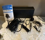 Audio Technica Condenser Microphone & Accessories In Box AT805B. Fixed Price $30.00.