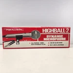 Vintage Realistic HIGHBALL-2 Dynamic Microphone 33-985 Radio Shack Japan. Fixed Price $24.99.