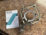 Neewer Silver Microphone Shock Mount Holder Clip Anti Vibration Suspension. Fixed Price $7.90.