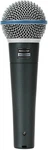 Shure Beta 58A Supercardioid Dynamic Vocal Microphone. Fixed Price $170.00.