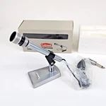 Vtg 1960S Calrad 10-31 Dynamic 7" Microphone 50K With Stand Original Box Japan. Fixed Price $63.96.