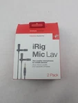 Ik Multimedia Irig Lav Condenser Microphone 2 Pack. Fixed Price $29.99.