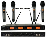 4-CHANNEL Uhf Diversity Wireless Handheld Microphone System (4X40 Fq) MU-UDX4-HH. Fixed Price $249.99.