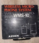 Azden WMS-10 Wireless Microphone System. Fixed Price $26.00.