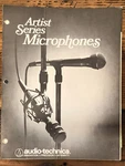 Audio Technica Artist Series Microphones ATM21SM -31 41 Pg Brochure Orig. Fixed Price $24.97.