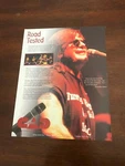 1997 Vintage 8X10.5 Print For Cad 95 Microphones With Steve Earle+the Dukes. Fixed Price $9.95.