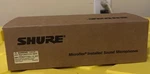Shure MX202W-A/C Microflex Overhead Microphone Bright White Lot 1. Fixed Price $99.00.