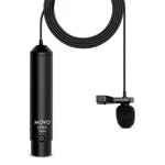 Movo LV4-C Xlr Lavalier Microphone Phantom Power Cardioid, Black. Fixed Price $53.95.
