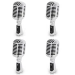 Pyle Pro PDMICR42SL Vintage Retro Style Dynamic Studio Vocal Microphone (4 Pack). Fixed Price $129.99.