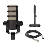 Rode Podmic Dynamic Podcast Microphone With DS1 Desktop Stand, Cable. Fixed Price $119.99.