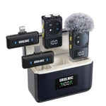 Urolmic Wireless Lavalier Microphone With Digital Display & Charging Case, Du.... Fixed Price $48.79.