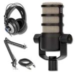 Rode Podmic Dynamic Mic, Streameye Boomarm, Closed-back Headphones, & Xlr Cable. Fixed Price $119.99.