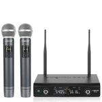 Phenyx Pro PTU-52 Black Dual Uhf Wireless Handheld Microphone System. Fixed Price $89.99.