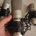 Lyxpro LDC-10 Condenser Microphone With Shock Mount, Xlr 3-PIN, Silver. Fixed Price $55.00.