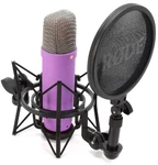 Rode NT1 Signature Series Condenser Microphone With SM6 Shockmount And Pop. Fixed Price $159.00.