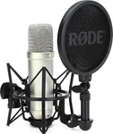 Rode NT1 5TH Generation Condenser Microphone With SM6 Shockmount And Pop Filter. Fixed Price $228.00.