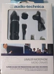 Audio-technica ATR3350 Condenser Lavalier Pro Microphone Wired 3.5MM. Fixed Price $50.00.