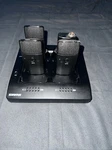Shure MXW6/C Z10 Boundary Transmitters W/ MXWNCS4 Battery Charger Dock *works*. Fixed Price $199.00.