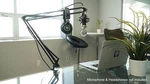 Rockville DMS40 40" Microphone Boom Arm Studio Podcast Usb Stand+desk Clamp. Fixed Price $14.71.