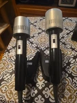 Vintage Sony F-26S Cardioid Dynamic Microphone With Stands Untested. Fixed Price $32.00.