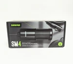 Shure SM4 Home Recording Cardioid Condenser Microphone With Hardmount - Black. Fixed Price $179.99.