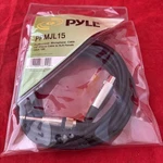 Pyle PPMJL15 Professional Microphone Cable 15FT 1/2" Phono To Xlr Female. Fixed Price $21.02.