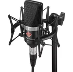 Neumann Tlm 102-MT Large Diaphragm Cardioid Microphone With Shockmount Black. Fixed Price $699.00.