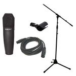 Peavey Studio Pro M1 Cardioid Microphone W/ Adjustable Stand, Mount & Xlr Cable. Fixed Price $1239.95.