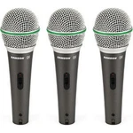Samson Q6 Dynamic Handheld Microphone, 50HZ-15KHZ Frequency Response, 3-PACK. Fixed Price $129.99.