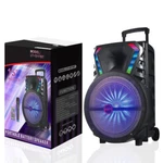 Reiko 15" Speaker With Adapter Charger And Wireless Mic, Remote (LT-1517BT). Fixed Price $199.99.