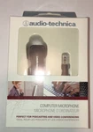 Audio Technica Computer Condenser Microphone - ATR4650 3.5MM 6' New In Box. Fixed Price $16.95.