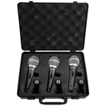 Samson Q6 Dynamic Supercardioid Hanheld Microphone 3-PACK + Clips &foam Case. Fixed Price $129.99.