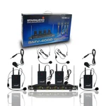 Headset Lavalier Bodypacks Microphone 4CH Church Vhf Wireless System. Fixed Price $139.99.