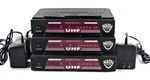 Lot Of 3 Nady UHF-4 Wireless Systems Ch 14 + 15 16 W/ Power Adapters. Fixed Price $32.99.