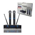Wireless Microphone System Dynamic 2CH Uhf Handheld Adjustable Frequency Ktv. Fixed Price $95.93.
