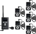 Retekess T130S-T131S Wireless Tour Guide System 5 Receivers For School. Fixed Price $245.99.