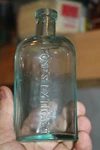 Antique 1/2'' Blue, Pond's Extract, Medicine Bottle, Item # - 2537. Fixed Price $39.99.