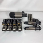 Cad Drum Mic Kit TSM411 KBM412 ICM417 CM217 9PC Set Case Clips Tested. Fixed Price $299.95.