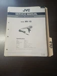 Jvc MV-10 Service Manual Original Repair Book Dynamic Microphone. Fixed Price $49.99.